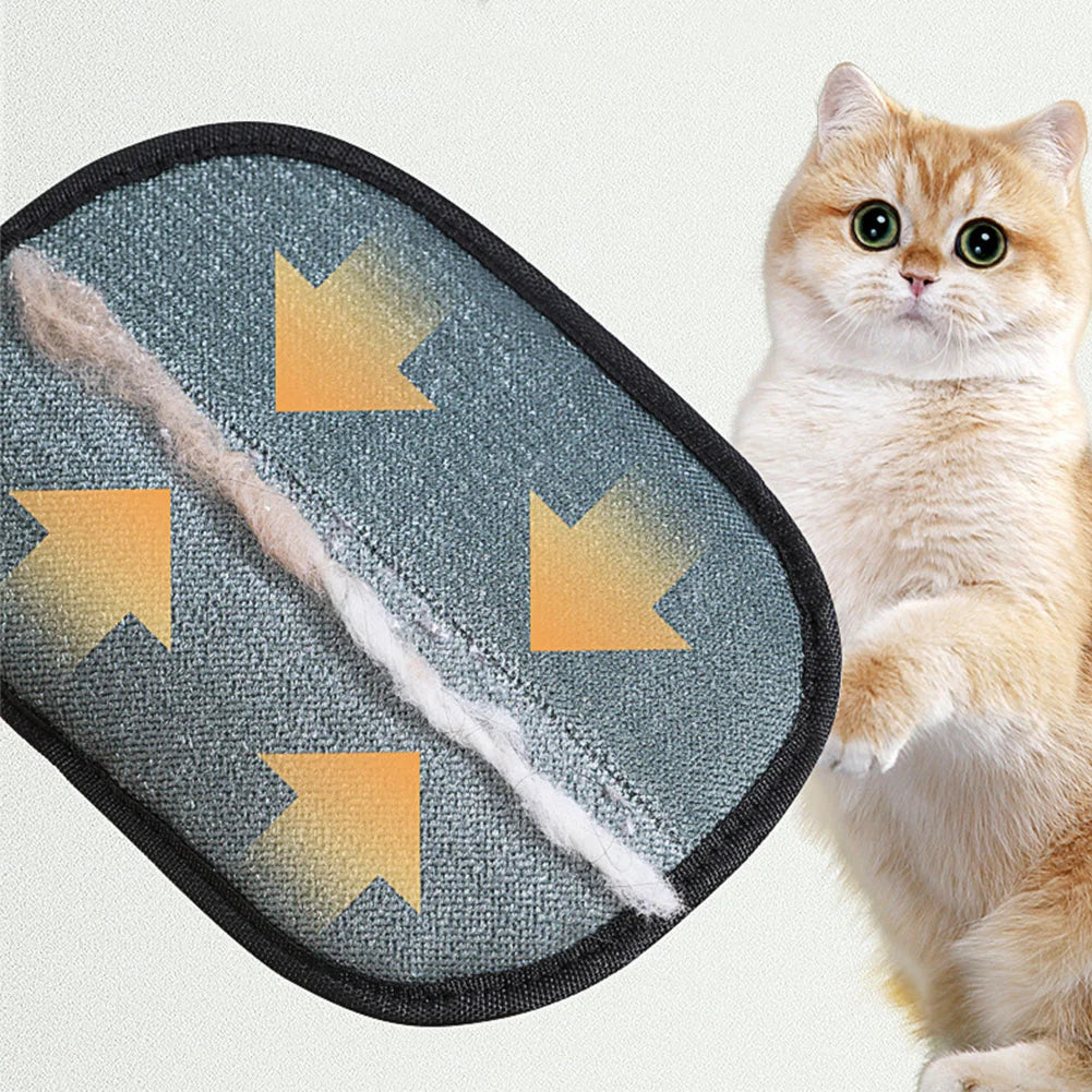 Pet Hair Remover Mitt and Deshedding Gloves for Dogs, Cats, and Rabbits with Various Coat Types