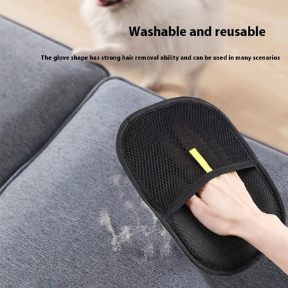 Pet Hair Remover Mitt and Deshedding Gloves for Dogs, Cats, and Rabbits with Various Coat Types